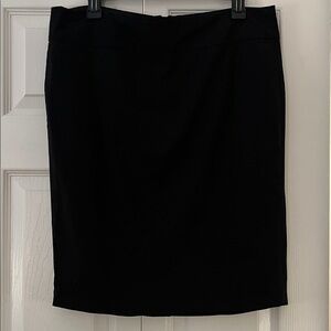 Banana Republic Elegant Black Pencil Skirt